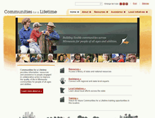 Tablet Screenshot of mnlifetimecommunities.org